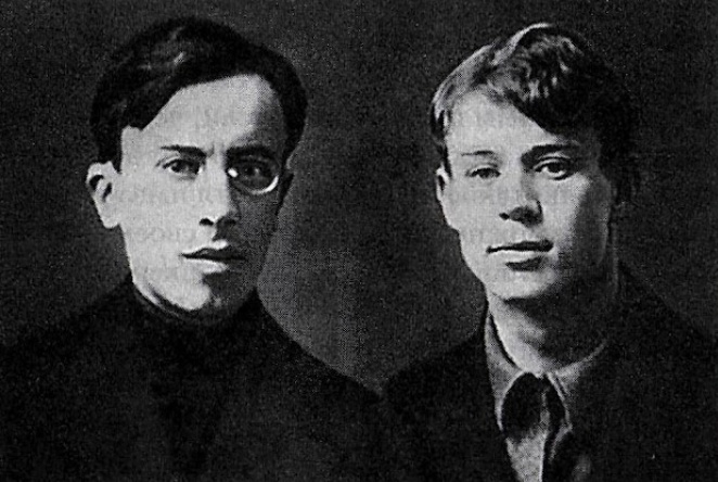 Леонид Каннегисер и Сергей Есенин, 1915 год. Источник: wikipedia.org